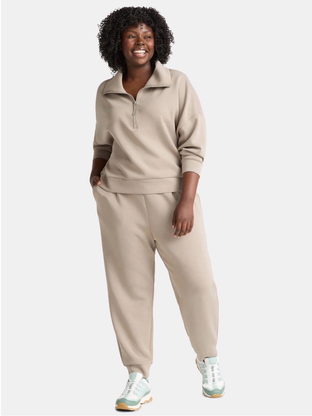 Avia color Grey Fog Track Joggers - Picture 5 of 7